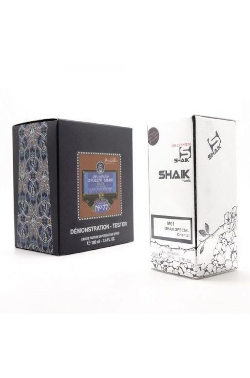 SHAIK M01 (SHAIK OPULENT SHAIK BLUE №77) 50 ML SHAIK M01 (SHAIK OPULENT SHAIK BLUE №77) 50 ML